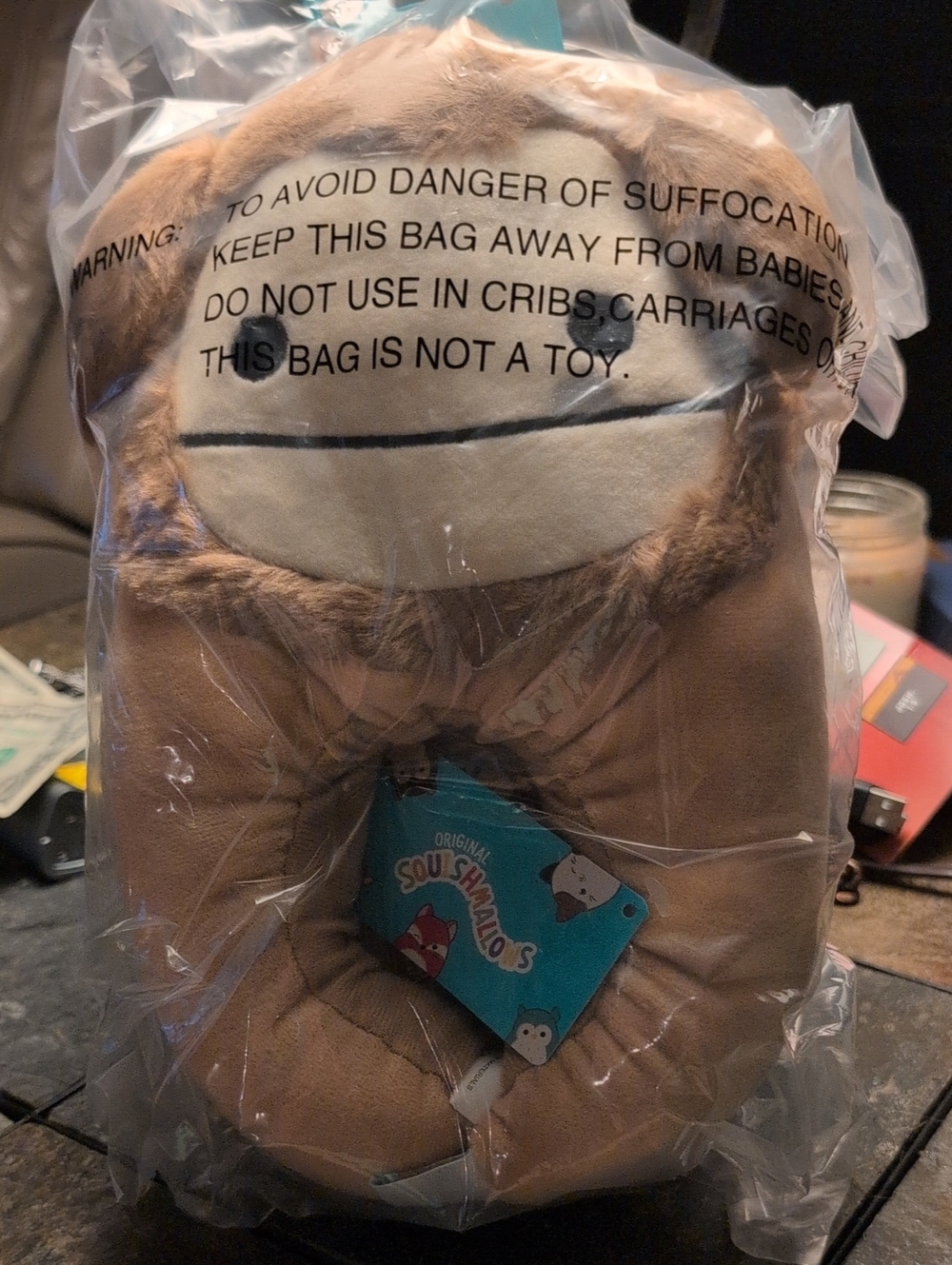 Squishmallows Monkey Slippers